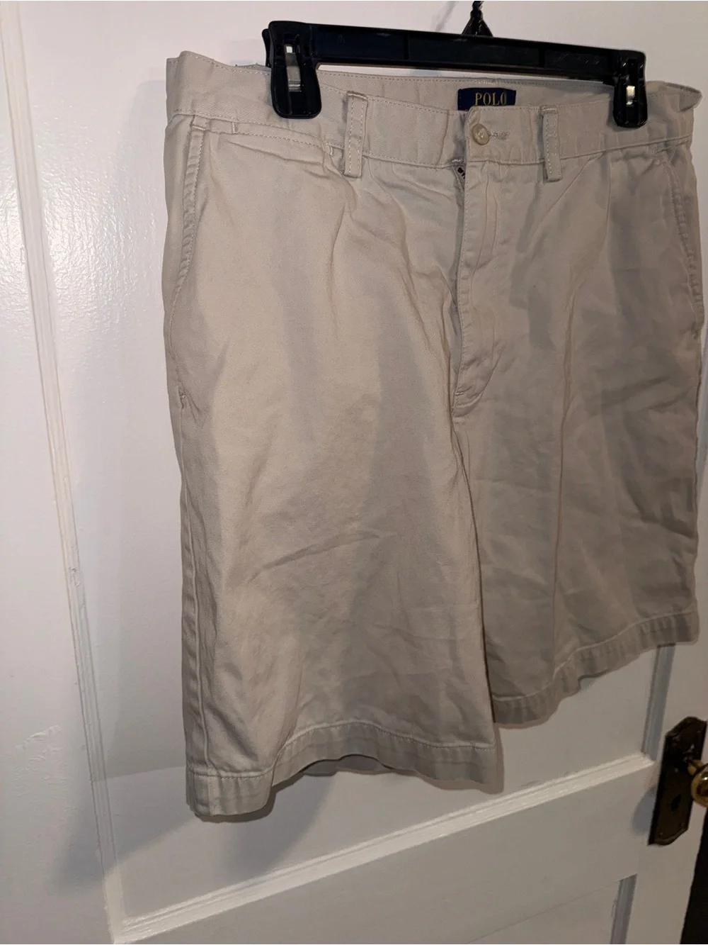 Ralph Lauren Men’s Flat-Front Khaki Shorts